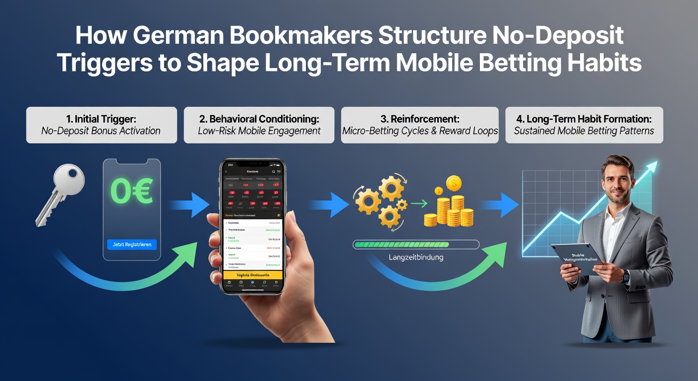 Darstellung mobiler Wett-Apps mit No-Deposit-Triggern bei deutschen Buchmachern