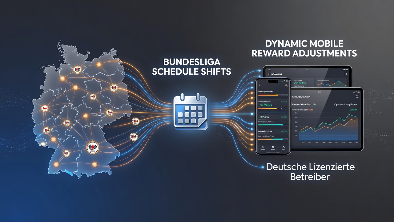 Übersicht über Bundesliga-Spielplanverschiebungen und mobile Bonusanpassungen bei lizenzierten Betreibern