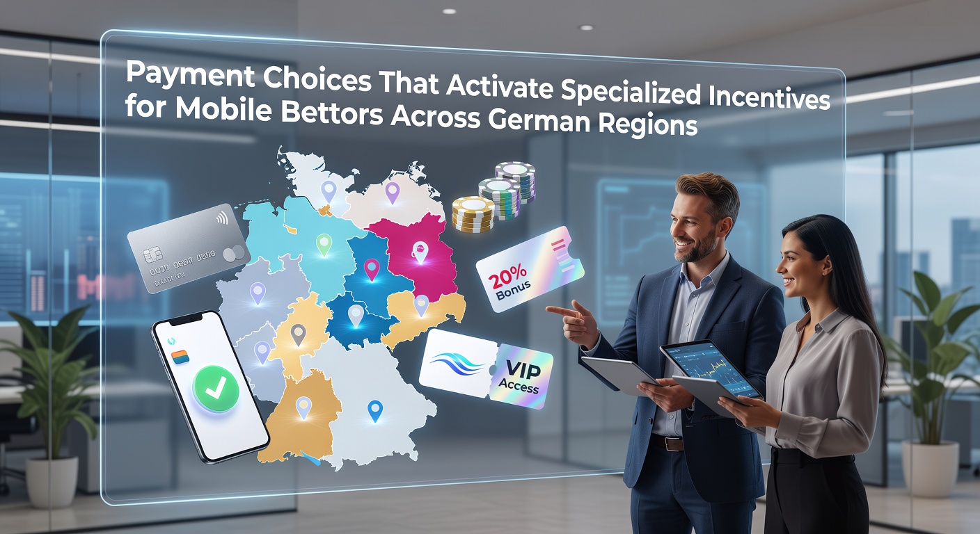 Verschiedene Zahlungsmethoden auf einem Smartphone-Display für Wettaktivitäten in deutschen Regionen
